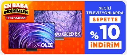 Seçili Televizyonlarda %10 Sepet İndirimi