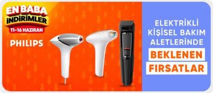 Philips Elektrikli Kişisel Bakım Aletlerinde Fırsatlar