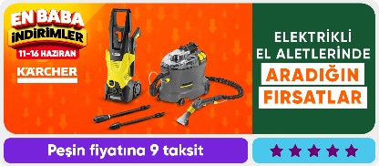Karcher Markalı Elektrikli El Aletleri  Ürünlerinde Kaçırılmayacak Fırsatlar