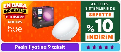 Philips Hue Akıllı Ev Sistemleri Ürünlerinde Sepette %10 İndirim