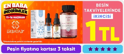 erbatabstore satıcılı besin takviye ürünlerde 2.si 1 TL
