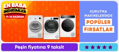 Kurutma makinelerinde  popüler fırsatlar
