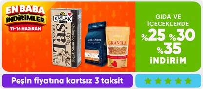 Gıda ve içeceklerde %25 %30 %35 indirim