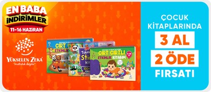 Çocuk kitaplarında 3 al 2 öde fırsatı
