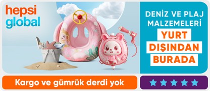 Deniz ve plaj malzemeleri  yurt dışından burada