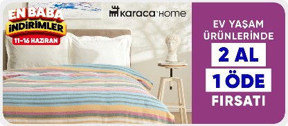 Karaca Home ürünlerinde 2 al 1 öde