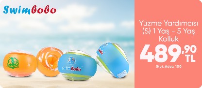 Swimbobo Yüzme Yardımcısı Kolluk Şişme Kolluk Deniz Kolluğu Çocuk Kolluğu Bebek Kolluğu Kolluk Simit (S) 1 Yaş - 5 Yaş  489.90TL