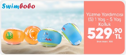 Swimbobo Yüzme Yardımcısı Kolluk Şişme Kolluk Deniz Kolluğu Çocuk Kolluğu Bebek Kolluğu Kolluk Simit (S) 1 Yaş - 5 Yaş  489.90TL