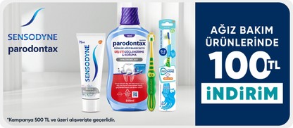 Sensodyne&Parodontax Ürünlerinde 500 tL'ye 100 TL İndirim