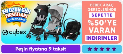 Cybex Bebek Araç Gereçlerinde Sepette %50'ye Varan İndirim