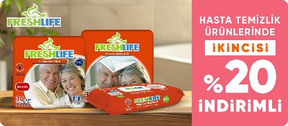 Freshlife Ürünlerinde 2. Ürüne %20 İndirim! 