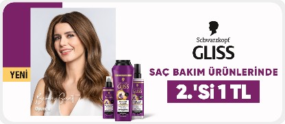 gliss ürünlerinde 2.si 1 TL