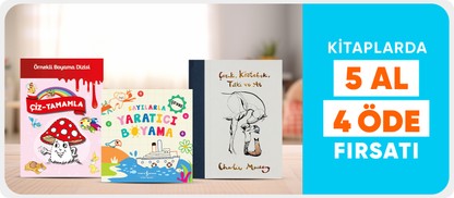 Kitaplarda  5 al 4 öde fırsatı