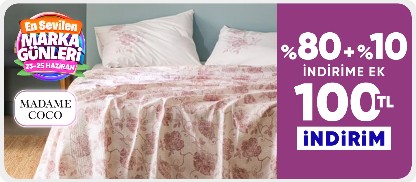 Madame Coco Sepette %80 net indirime ek 150 TL kupon