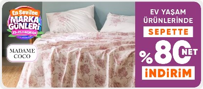 Madame Coco Sepette %80 net indirime ek 150 TL kupon