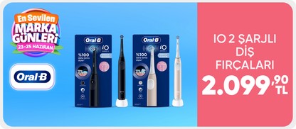Oral-B iO 2 Şarjlı Diş Fırçaları 2099,90 TL