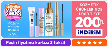Kozmetik ürünlerinde 1.000 TL'ye 200 TL indirim