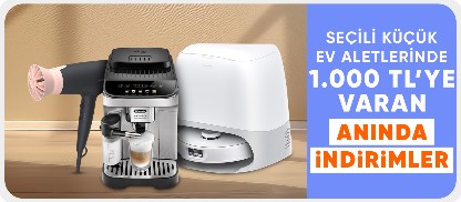 Küçük Ev Aletlerinde 1.000 tl ye varan kupon fırsatı