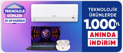 Teknolojik Ürünlerde SDN1000 Koduyla 20.000 TL'ye 1000 TL İndirim Fırsatı