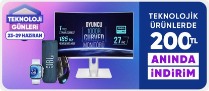 Teknolojik Ürünlerde SDN200 Koduyla 3.000 TL'ye 200 TL İndirim Fırsatı