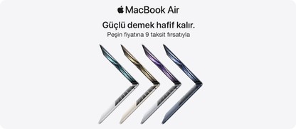 13 inç MacBook Air. Güçlü demek hafif kalır.