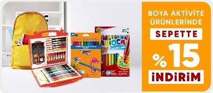 Boya Aktivite Ürünlerinde Sepette %15 İndirim