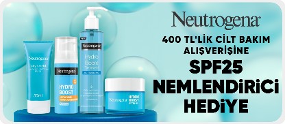 400 TL'lik cilt bakım alışverişine  SPF25 nemlendirici hediye