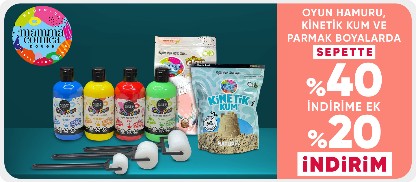 Mammacomica Dough Oyun Hamuru, Kinetik Kum ve Parmak Boyalarda %40 İndirim