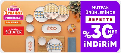Schafer ürünlerinde Sepette %30 net indirim