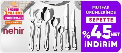 Nehir ürünlerinde Sepette %45 net indirim