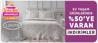 Linens ürünlerinde %50'ye varan indirim
