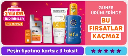 Güneş ürünlerindede  anında indirim fırsatı