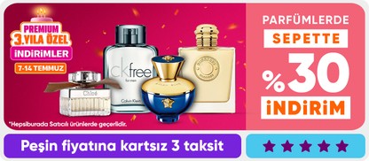 Favori parfümlerde sepette %30 indirim*