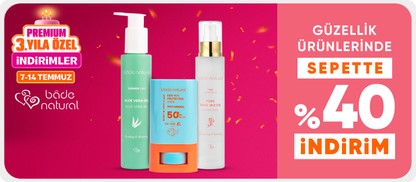 Güzellik ürünlerinde sepette %40 indirim