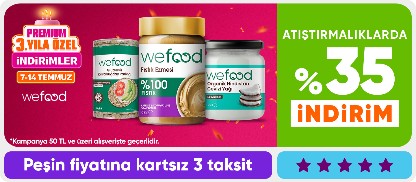 Atıştırmalıklarda  %35 indirim*