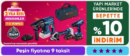SesamGrup Satıcılı Ürünlerinde Sepette %10 İndirim