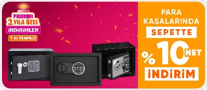 Para Kasalarında  Sepette Net %10 İndirim!