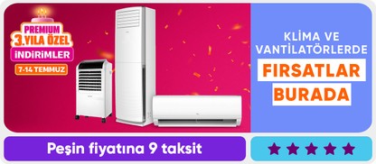 Klima ve vantilatörlerde  Fırsatlar burada