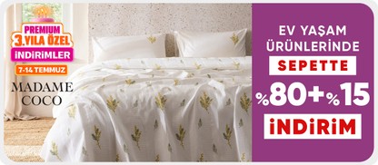 Madame Coco ürünlerinde Sepette %80+%15 indirim