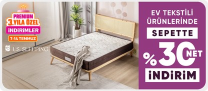 Us.Sleeping ürünlerinde Sepette %30 net indirim