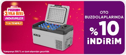 Oto Buzdolaplarında 300 TL Üzerine %10 İndirim