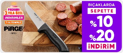 Pirge ürünlerinde Sepette %15-20 indirim