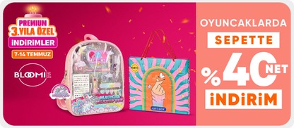 Bloomie Oyuncaklarda Sepette Net %40 İndirim