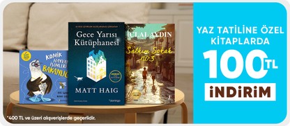 Yaz tatiline özel  kitaplarda 100 TL indirim