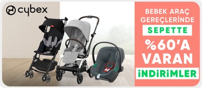 Cybex Bebek Araç Gereçlerinde Sepette %60 a Varan İndirimler