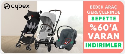 Cybex Bebek Araç Gereçlerinde Sepette %60 a Varan İndirimler