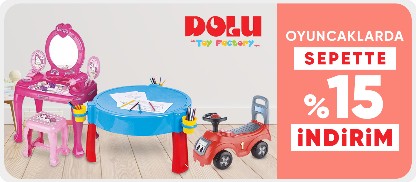 Dolu Marka Oyuncaklarda Sepette %15 İndirim