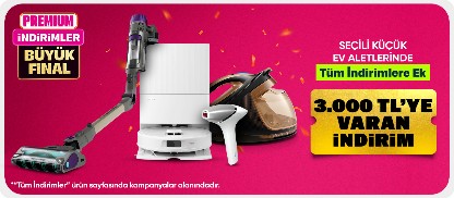 Seçili Küçük Ev Aletlerinde 3000 TL'ye Varan Kupon Fırsatı