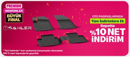 Sahler Paspaslarda 300 TL Üzeri Sepette %10 İndirim