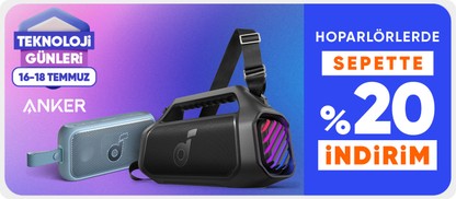 Anker Hoparlörlerde Sepette %20 İndirim